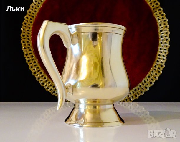 Английска бронзова чаша за вино. , снимка 4 - Антикварни и старинни предмети - 37120998