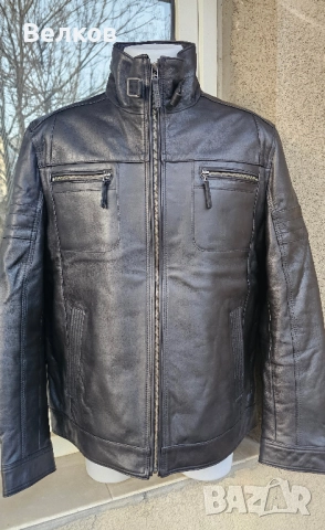 Мъжко кожено яке от естествена кожа - размер L - цена 250 евро, снимка 9 - Якета - 52433576