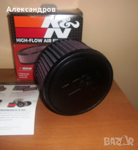 Спортен филтър K&N-оригинал, отвор 89мм, нов, промо цена!, снимка 4 - Части - 52829371