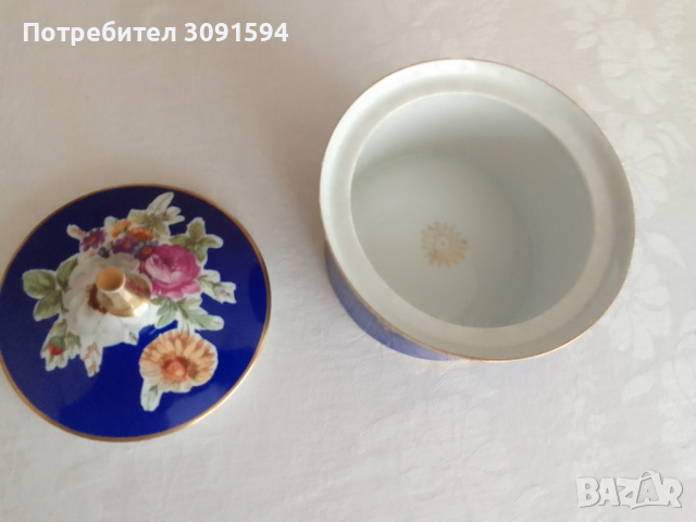 Стара порцеланова захарница Розентал , снимка 3 - Антикварни и старинни предмети - 44739980