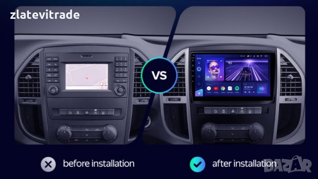 MERCEDES VITO 3 W447 2014-2022 - 10'' Андроид Навигация, 8822, снимка 2 - Навигация за кола - 33732258