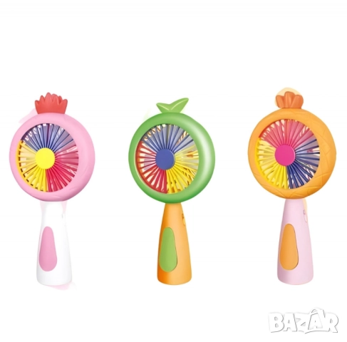Мини вентилатор с плодова тематика – Компактен, цветен и освежаващ, снимка 6 - Друга електроника - 52125809