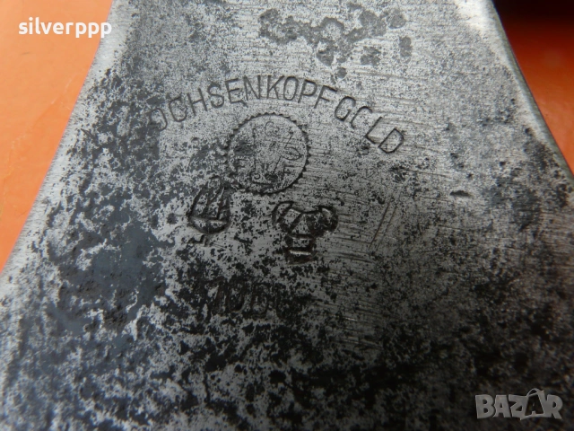 Стар германски топор Oshenkopf - 609, снимка 4 - Други ценни предмети - 54205517