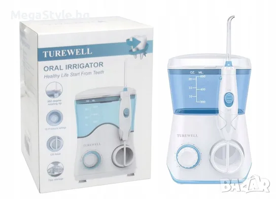 TUREWELL FC165 Устен иригатор + дюзи,зъбен душ, снимка 2 - Стоматология - 55830017