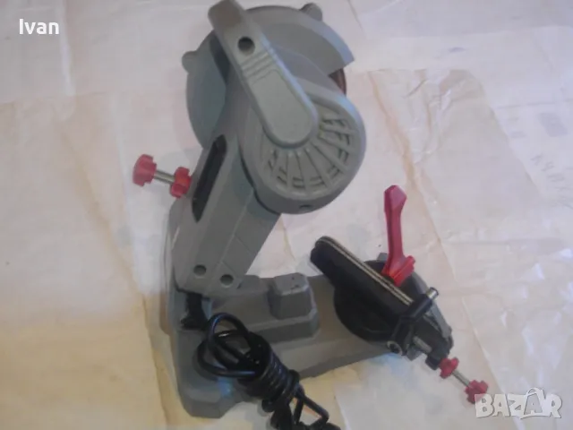 85W Ф108мм Немска оригинална ЕЛЕКТРИЧЕСКА МАШИНА ТОЧЕНЕ ЗАТОЧВАНЕ ВЕРИГИ Почти нова Pattfield PE-SKS, снимка 13 - Други инструменти - 47691139