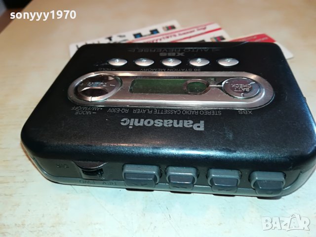 PANASONIC RQ-E30V WALKAN REVERSE DECK/RADIO 0811221132, снимка 12 - Радиокасетофони, транзистори - 38599880