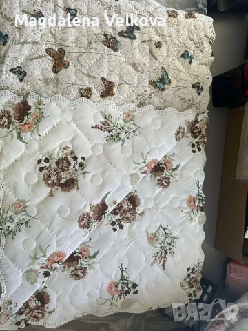 Капитонирано шалте , снимка 5 - Покривки за легло - 53310709