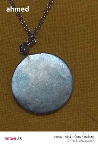 Красиво сребрено колие, снимка 3 - Колиета, медальони, синджири - 53233653