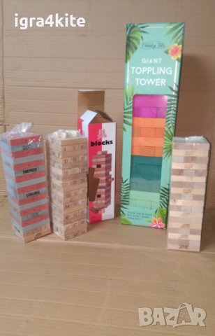 ХXL 50см. GIANT JENGA RAINBOW Огромна цветна дженга кула Топ качество НИСКА ЦЕНА, снимка 2 - Образователни игри - 38868052