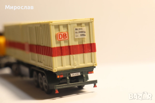 HERPA 1:87 H0 МАН MAN КОНТЕЙНЕР КАМИОН МОДЕЛ, снимка 9 - Колекции - 52434450