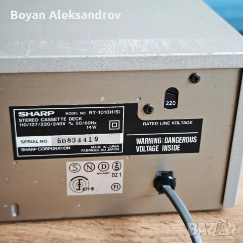 Двоен касетен дек Sharp RT-1010, снимка 12 - Декове - 56551538