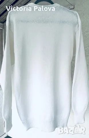Бял пуловер/ блуза унисекс LAURA BERLUCCHI, COS, снимка 5 - Блузи с дълъг ръкав и пуловери - 48389666