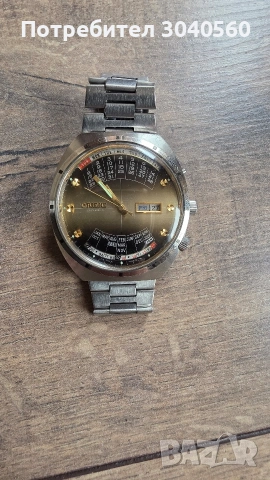 ориент orient вечен календар часовник , снимка 5 - Мъжки - 53993075