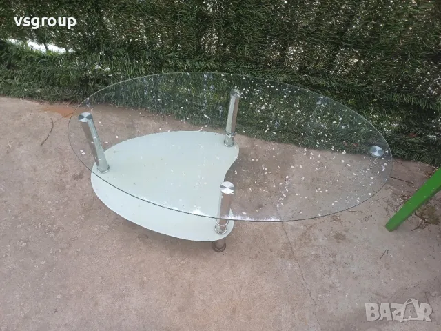 Холна маса, стъкло , снимка 2 - Маси - 49657521