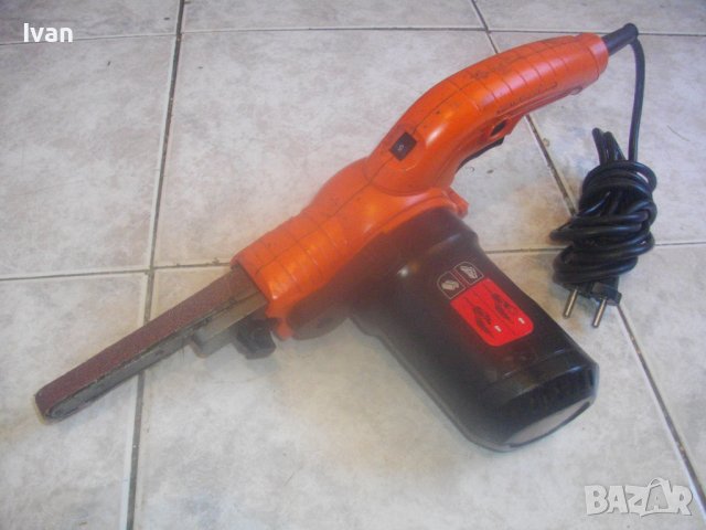 Black Decker KA900E-Ел.Пила-Мини Лентов Шлайф-350 Вата-Отличен-За Шлайфане В Труднодостъпни Места, снимка 2 - Други инструменти - 42166469