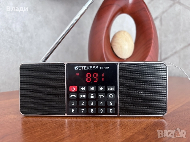 FM Радио RETEKESS TR602, снимка 11 - Радиокасетофони, транзистори - 52433251