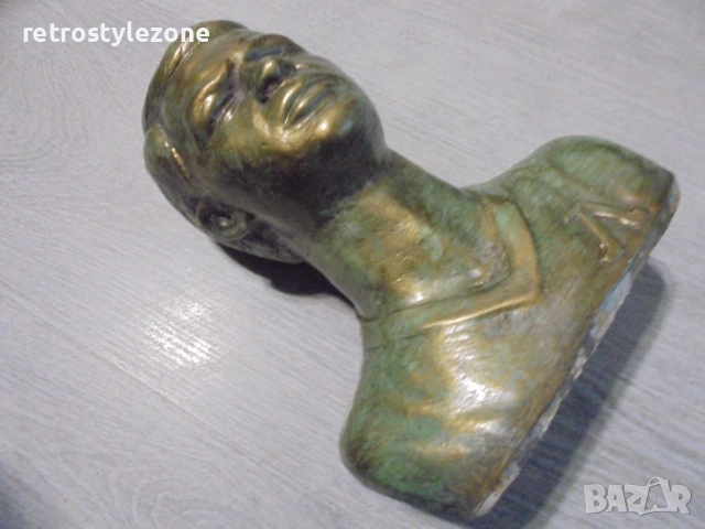 № 8422 Фигура / бюст на Георги Аспарухов , снимка 4 - Други ценни предмети - 52976192