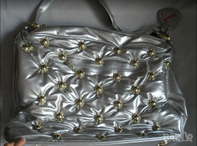  чанта / сак, марка Betsey Johnson материя еко кожа, размер 70/ 55 см, снимка 9 - Чанти - 34482191