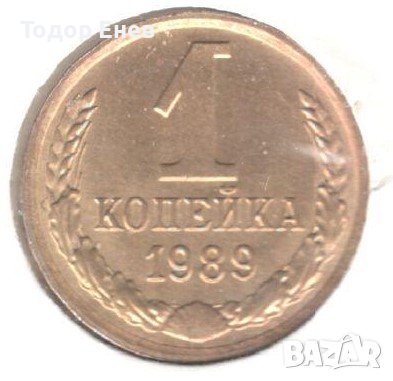 Soviet Union-1 Kopeck-1989-Y# 126a-15 orbits, снимка 1 - Нумизматика и бонистика - 44794580