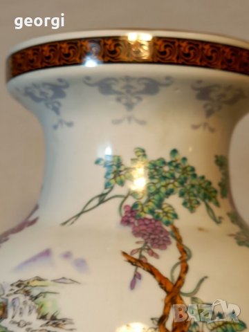 Китайска порцеланова ваза, снимка 2 - Вази - 38087749