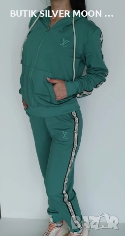 Дамски Памучни Екипи - лого Бродирано 💫 Louis VUITTON , снимка 6 - Комплекти - 51882504