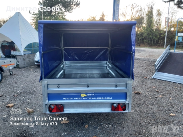 Туристическо, самосвално ремарке VESTA LIGHT 20 с брезент и шпригли Н120, снимка 10 - Ремаркета - 51965341