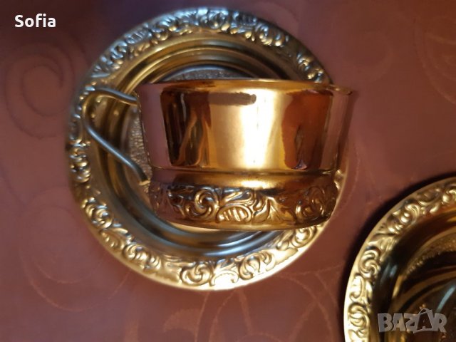 Колекция СССР/ Сервиз Мелхиор за кафе: Стакани,подстакани и чашки от 70-80те, снимка 2 - Сервизи - 32205074