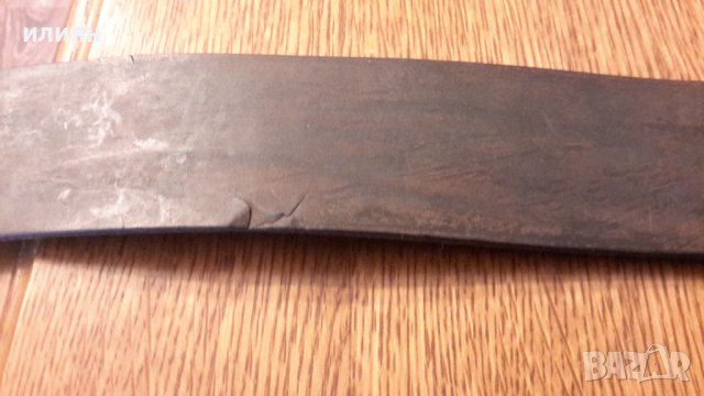 Стар бръснарски каиш за заточване на бръсначи има забележки , снимка 9 - Антикварни и старинни предмети - 44246449