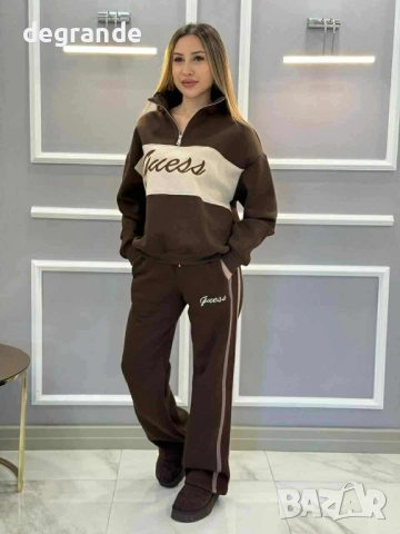 НОВ МОДЕЛ Ватиран Дамски Комплект Guess, снимка 2 - Спортни екипи - 52854363