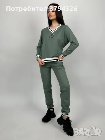 Дамски комплект горнище и долнище COCO BIANCA, снимка 2 - Комплекти - 47306235