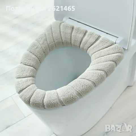 Пухкав калъф за тоалетна чиния, мека и топла подложка в различен цвят, снимка 6 - Други - 44899865