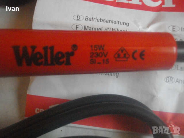 Нов Оригинален Професионален Ел. Поялник WELLER - Made in Mexico - 15V/40V-Различни-Пълен Комплект, снимка 10 - Поялници и запояване - 44634082