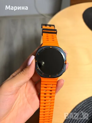 Samsung Galaxy Watch Ultra 2025 47mm LTE – Titanium Gray / Orange, снимка 5 - Samsung - 55994145