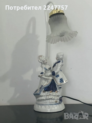 Настолна лампа порцелан 44 см