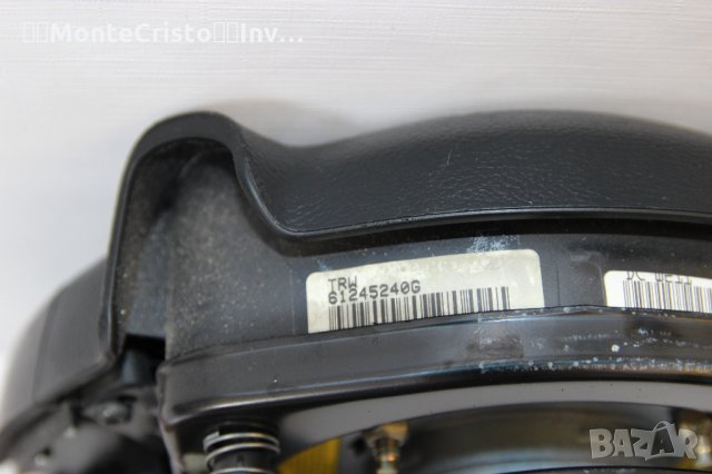 Аirbag волан Mercedes W211 E-Class (2002-2009г.) Мерцедес / 61245240G / ляв airbag ⚫Черен, снимка 5 - Части - 33716871