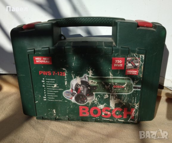 Ъглошлайф BOSCH 720 W с куфар, внос Германия, снимка 3 - Куфари с инструменти - 35395498