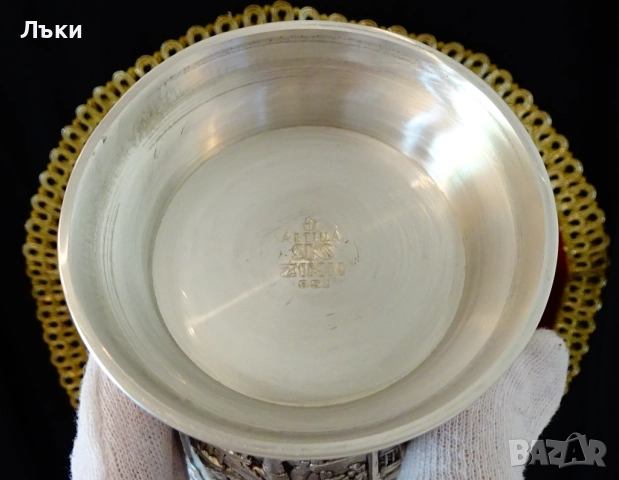 Чаша от калай,халба 400 мл.,картини шедьоври. , снимка 8 - Антикварни и старинни предмети - 51584967