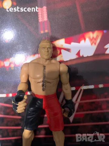 Екшън фигура WWE Brock Lesnar Брок Леснар Super Striker играчка WWE MMA UFC, снимка 10 - Фигурки - 48230646