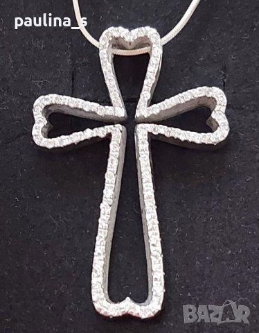 Масивен сребърен кръст / висулка / педантив - проба 925 , снимка 5 - Колиета, медальони, синджири - 42819574
