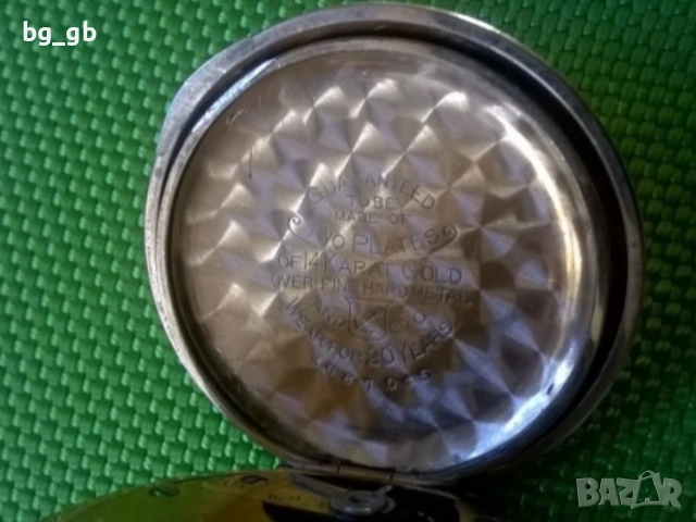 Стар джобен часовник  USA, снимка 9 - Антикварни и старинни предмети - 22619434