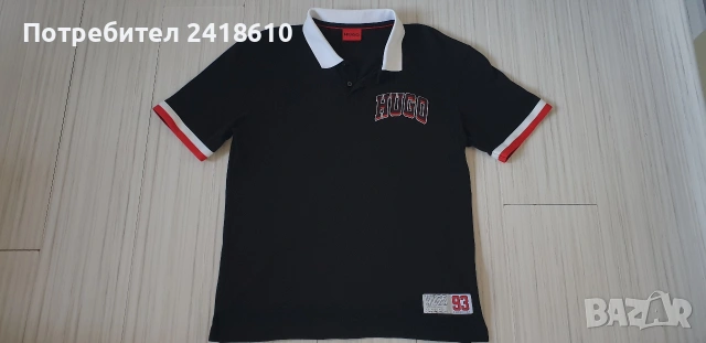 Hugo Boss HUGO Dillet Pique Cotton Mens Size M НОВО! ОРИГИНАЛ! Мъжка Тениска!