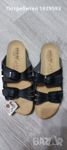 Дамски чехли естествена кожа