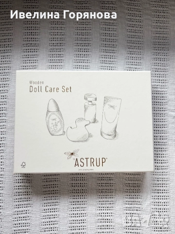 Детска дървена играчка грижа за кукли 