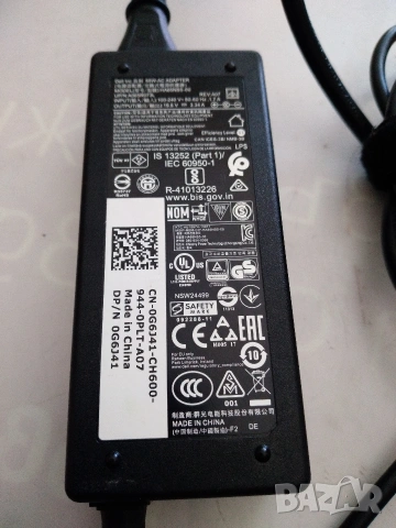 Оригинално зарядно за лаптоп DELL, снимка 4 - Кабели и адаптери - 54097693