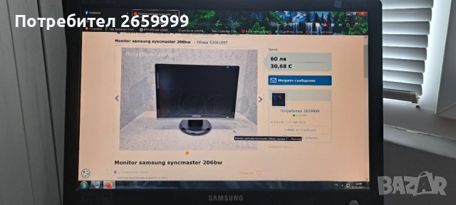 Monitor samsung syncmaster 206bw, снимка 6 - Монитори - 52061897
