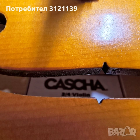 Продавам Цигулка CASCHA 3/4 Model HH2133 , снимка 6 - Струнни инструменти - 53323528