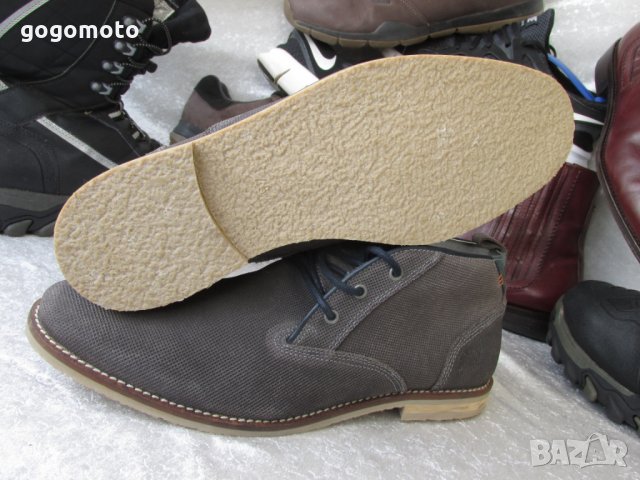 КАТО НОВИ Limited Edition кларкове 44 - 45 original  Bullboxer®, BIG BOY, подметка естествен каучук, снимка 15 - Мъжки боти - 31389172