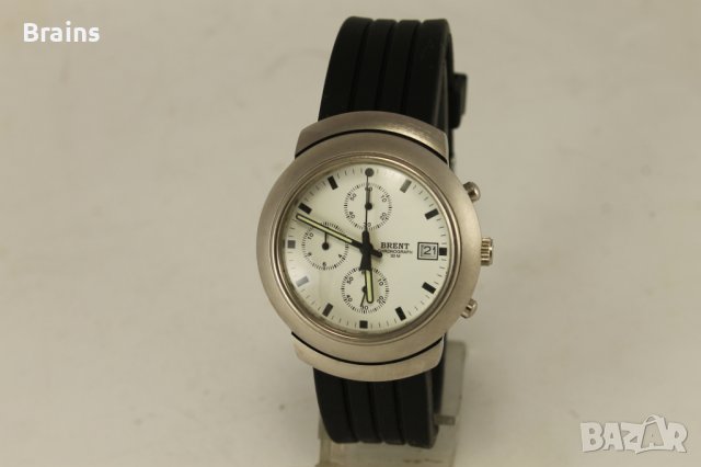 BRENT Мъжки Кварцов Хронограф Стомана