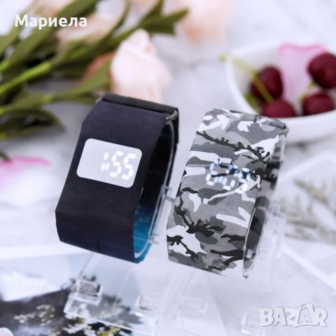 Дамски интересен часовник -  светещ, прозрачен, гривна, снимка 7 - Дамски - 27207930