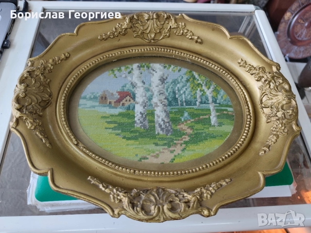 Овален гоблен